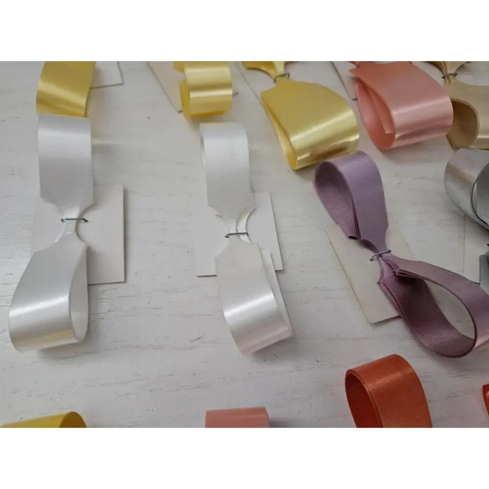 Ribbon Bows Craft Supplies Scrapbooking‎ Embellishments Gift Wrapping Multi